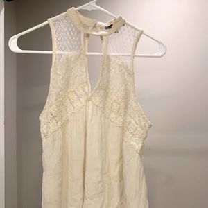 Lace embroidered blouse